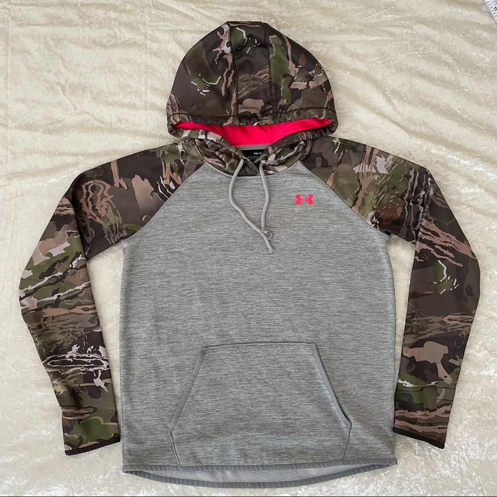 Under Armour Pullover Hoodie Camo Print Size Small